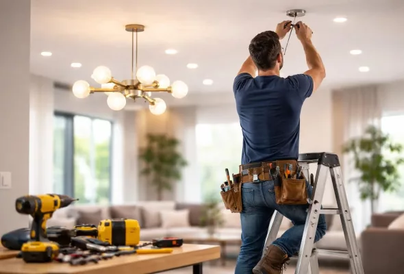 Travaux d'électricité
