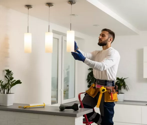 Travaux d'électricité